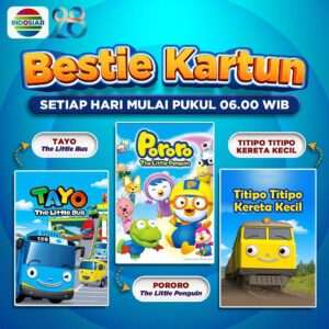 Bagaikan tahun 2000-an, Indosiar sambut kembali blok kartun dengan kartun Korsel milik Mentari TV